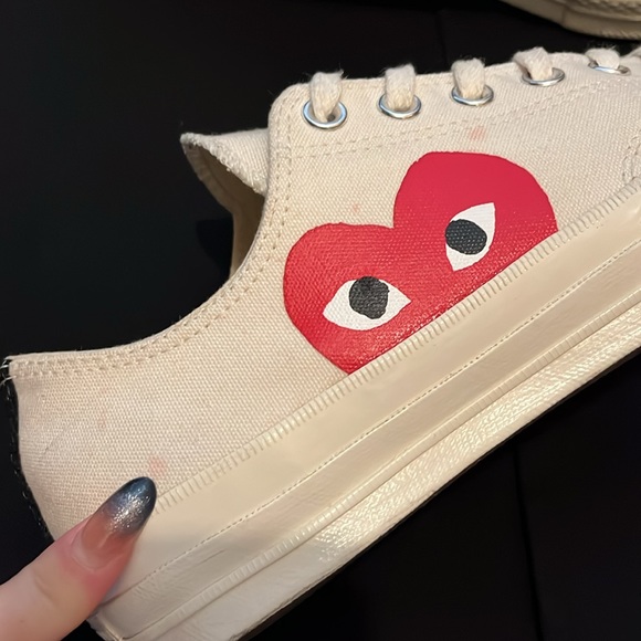 ❌❌SOLD ON DEPOP❌❌Converse x Comme des Garçons PLAY Chuck 70 - Picture 12 of 17